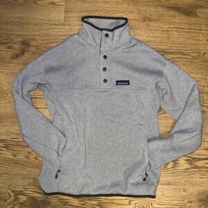 Patagonia Gray Fleece Pullover